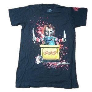 Halloween Horror Nights Chucky T Shirt Size S/M Universal‎ Studios 2023